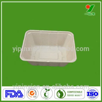 Factory price 100% sugar cane fiber frozen food box packaging