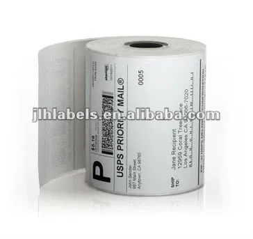 blank direct thermal label 4x6x250pcs/roll, zebra label