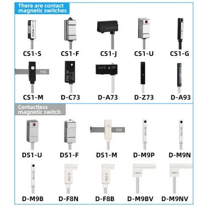 Cylinder Magnetic Ring Switch and Sensor Variety Pack: D-A93, D-C73, D-Z73, D-F8N, D-F8B, D-M9B, D-M9N, D-M9BV, D-Y59A, D-Y59B, D-A54 by SMC Fitting