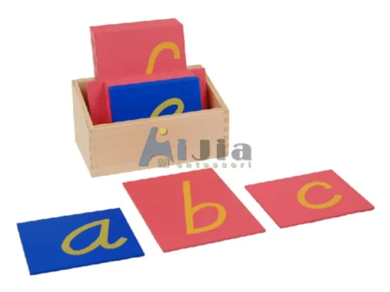 montessori toys- Sandpaper Letters