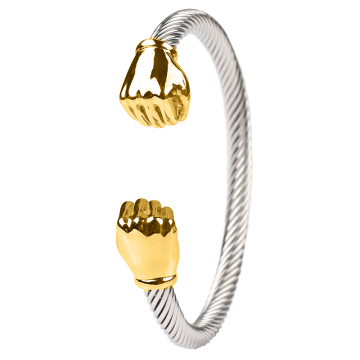 High Quality Stainless Steel Fist Power Bracelet