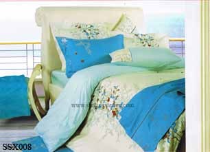 Embroidered bedding set   SSX008