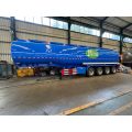 نصف مقطورة ناقلة نقل السوائل الزرقاء ذات أربعة محاور