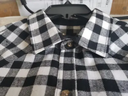 Men Causal Y/D Flannel Shirt