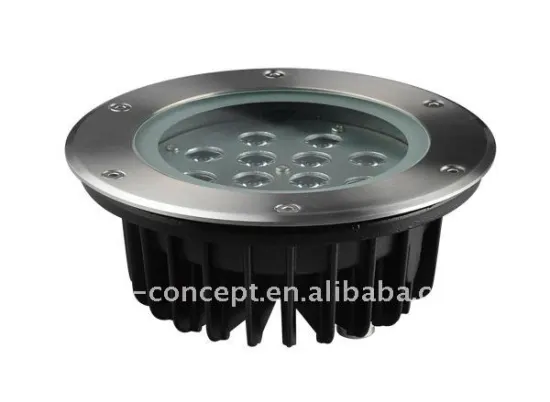 12W modern design and waterproof outdoor led inground light with CE