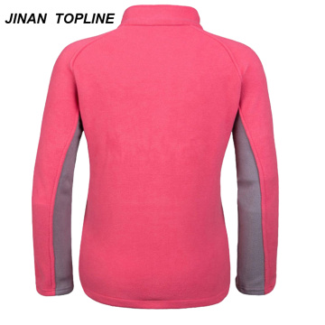 Women's Polar Fleece Jacket With Zipper Breathable