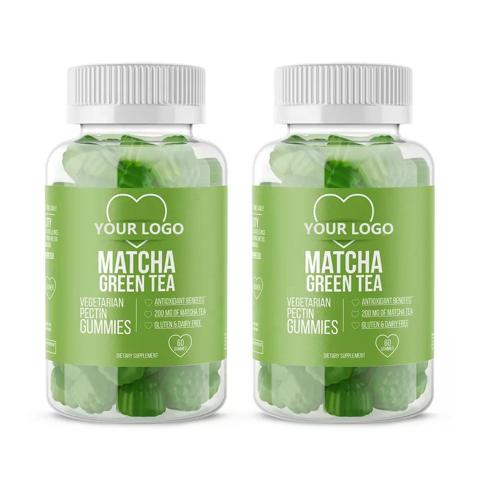 OEM/ODM Matcha Green Tea Gummies Slimming 100% Vegan