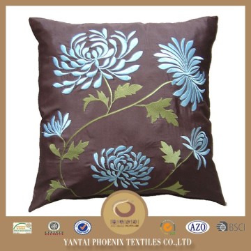 Embroidery bed pillow pillow