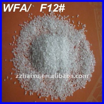 Sandblasting white fused alumina abrasives