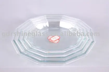 round pyrex glass pie dish/plate