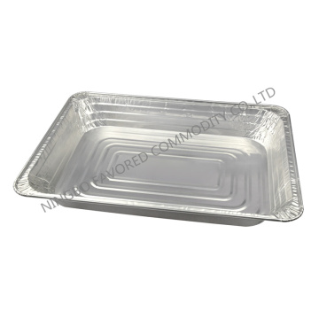 Recipiente de papel de aluminio Bandeja para asador de 10LB