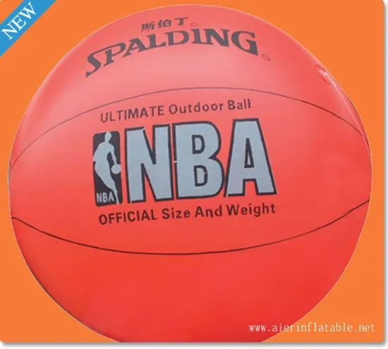 Basketball Design Helium Balloon for Advertising