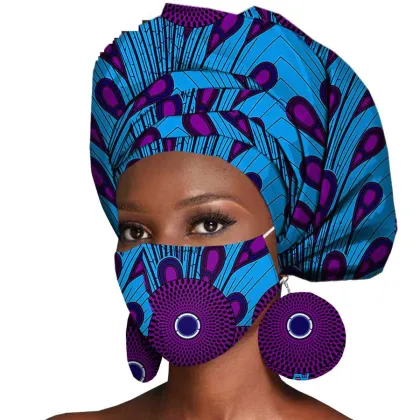 Hot Sale Rasta Nigeria Hijab Hat Shawl Maxi Headscarf