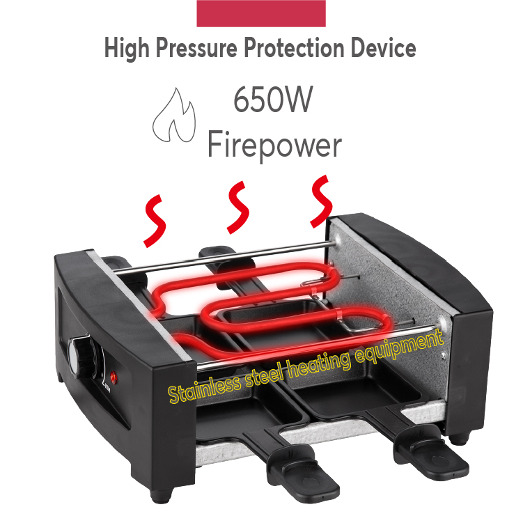 Raclette Grill For 4 People 4