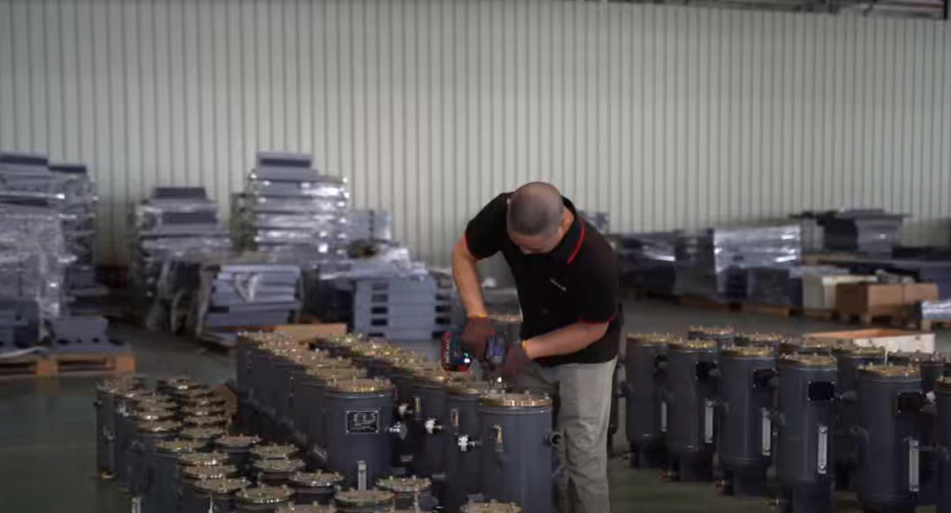 Air compressor factory