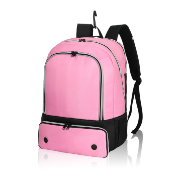BSCI Factory Outdoor Sports Tennis and Badminton Backpack with Shoe Compartment for Women