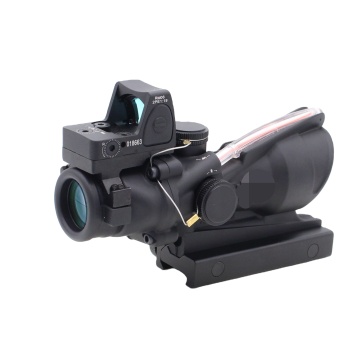 LXGD OEM 콤보 4x32 실제 섬유 프리즘이있는 미니 레드 점 시야