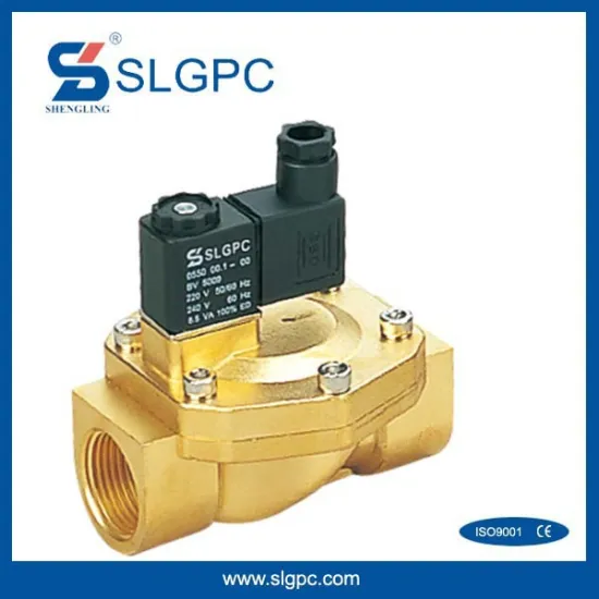 high quality electric solenoid valve for water gas oil SLGPC-2v250-25