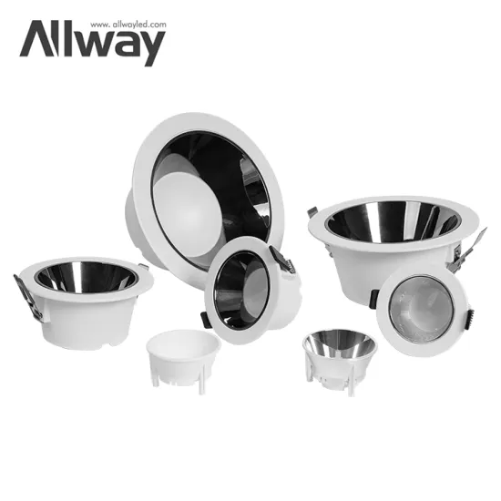 Tri Color Die Cast Aluminum Recessed Indoor Housing with SMD2835 LED Downlight - 5Watt