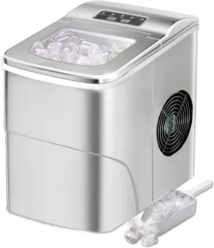 Automatic 220V Electric Bullet Cylindrical Ice Maker for Home and Milk Tea Shops