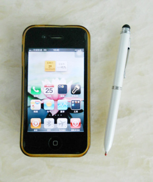 multi-use swift color-changable ballpoint touch stylus pen