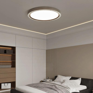 Modern Ultra-Thin LED Ceiling Lights: Round Shape Aluminum Acrylic 24w 28w 36w 48w for Bedrooms