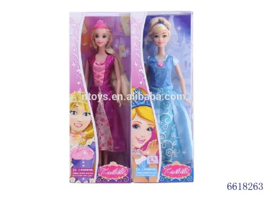 2016 NEWEST 11INCH SOLID BODY FASHION VINYL DOLL SET 2ASST. 6618263