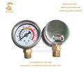 Đồng hồ đo áp suất chống sốc gắn đáy bằng thép không gỉ