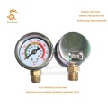 stainless steel bottom mounting shock-proof pressure gauge