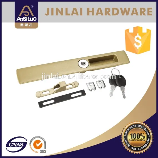 Customized metal slide window hardware products sash lock latch types