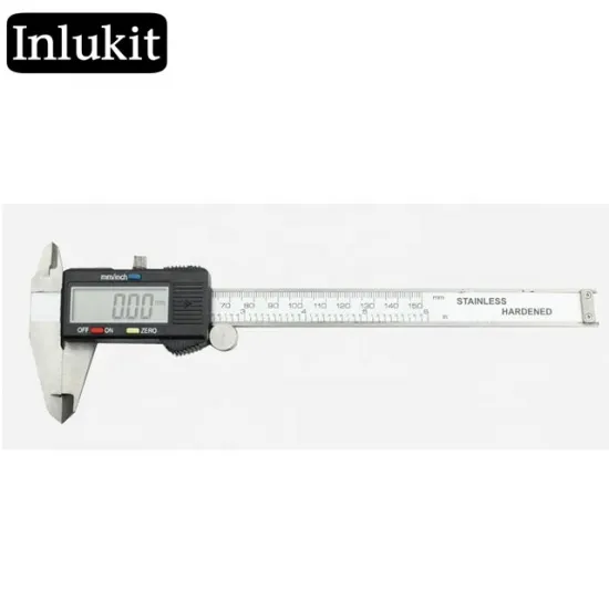 150mm 6-inch Stainless Steel Electronic Carbon Fiber Vernier Caliper: Precision Measurement Tool