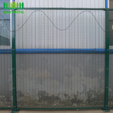 High quality welded steel anti-climb 358 fence