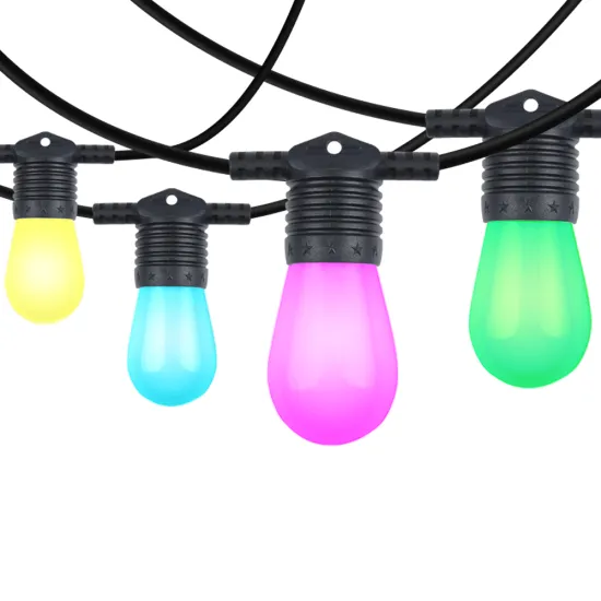 HappyLighting App-Controlled Multi-Color RGBW Outdoor Decoration Christmas Lights