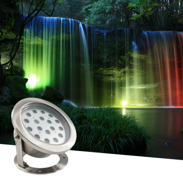 Lampada per fontana da esterno in acciaio inossidabile Luce subacquea a LED