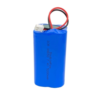 7.4V 18650 Pin lithium 5200/6000/12800mah Gói sạc với bảng bảo vệ + XH-2P plug