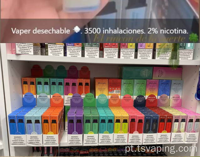 Legenda de Apple Elux Vape e suco de cigarro