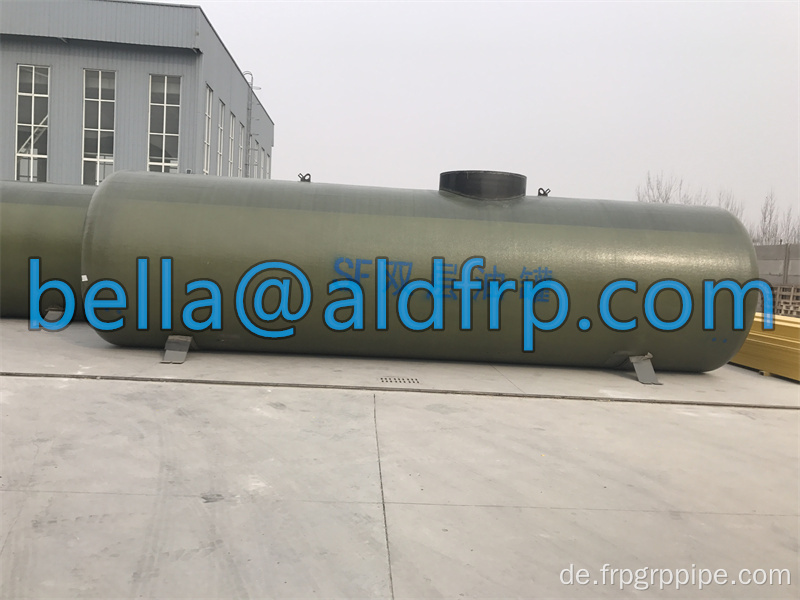 SF Fiberglass Doppelwand unterirdischer Kraftstoffspeichertank