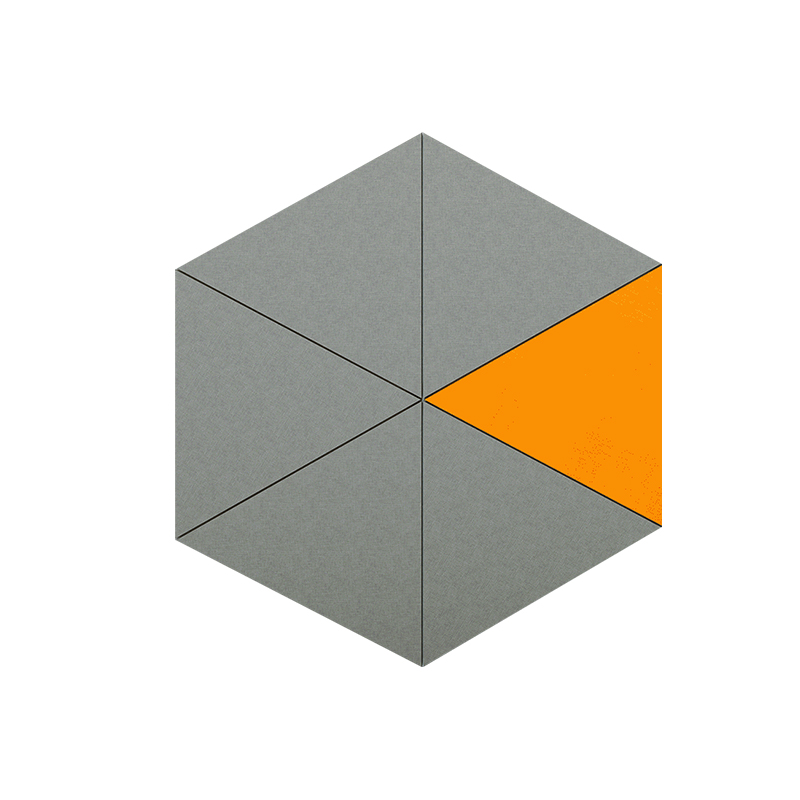 Painéis de parede decorativos acústicos de poliéster para escritório