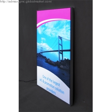 Kozijnloze LED Light Box / stof weergeven