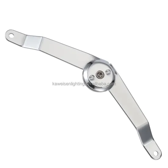 Round Head Chrome Lift Support Arm Hinges for Briefcase Flap, Stay, and Case Support