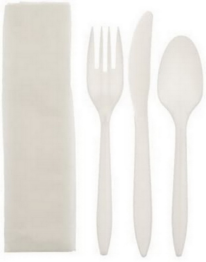 Disposable Plastic Silverware Set Knives Forks