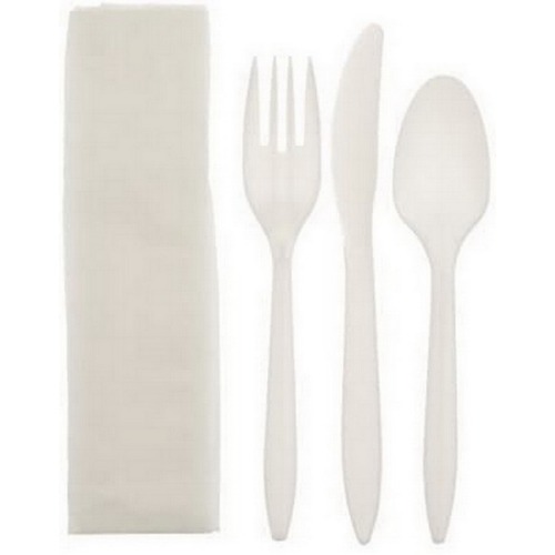 Disposable Plastic Silverware Set Knives Forks