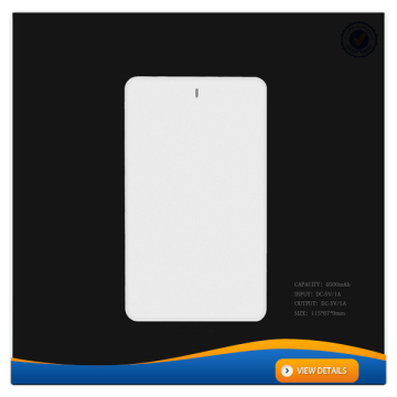 AWC0914 oem card ce rohs external battery cheap power bank