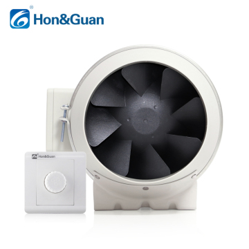 China Factory 4 Inch Pipe Exhaust Fan Inline Duct Ventilation Silent Fans with Wired EC Free Speed Control