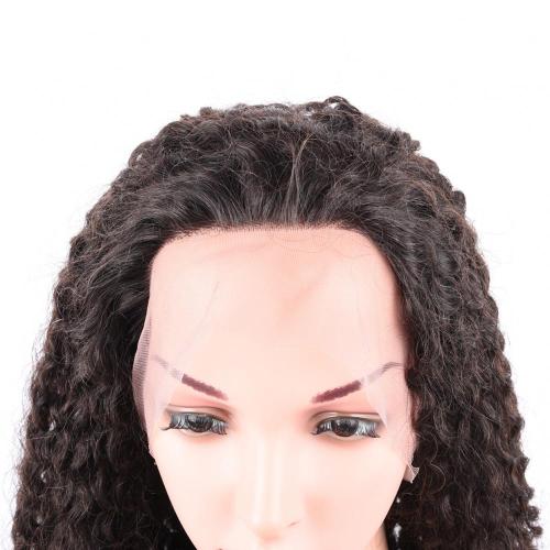 LONG SIZE WAVY T PART NATURAL HAIR LACE WIG