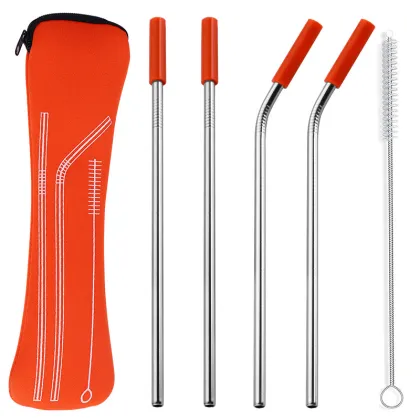 Wholesale Eco-Friendly Stainless Steel Drinking Straw