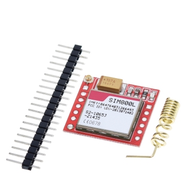 TZT Mini SIM800L GPRS GSM Module - Quad-band TTL Serial Port Wireless Board