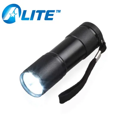 High Quality Aluminum Camping 9 LED MINI Fleshlight Torch
