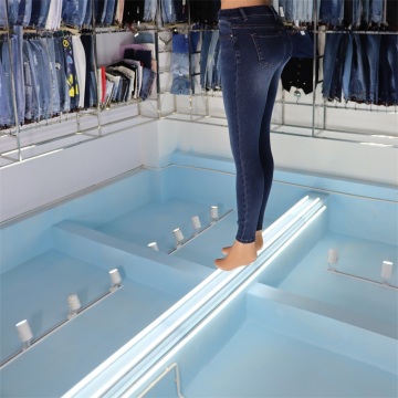 Wholesale Ladies Fashion Jeans Mid Waist