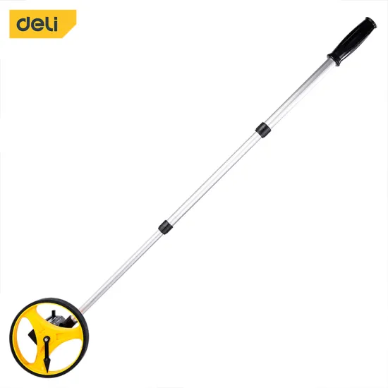 Deli Tools DL330061 Handheld Wheeled Range Finder Length Distance Measuring Wheel